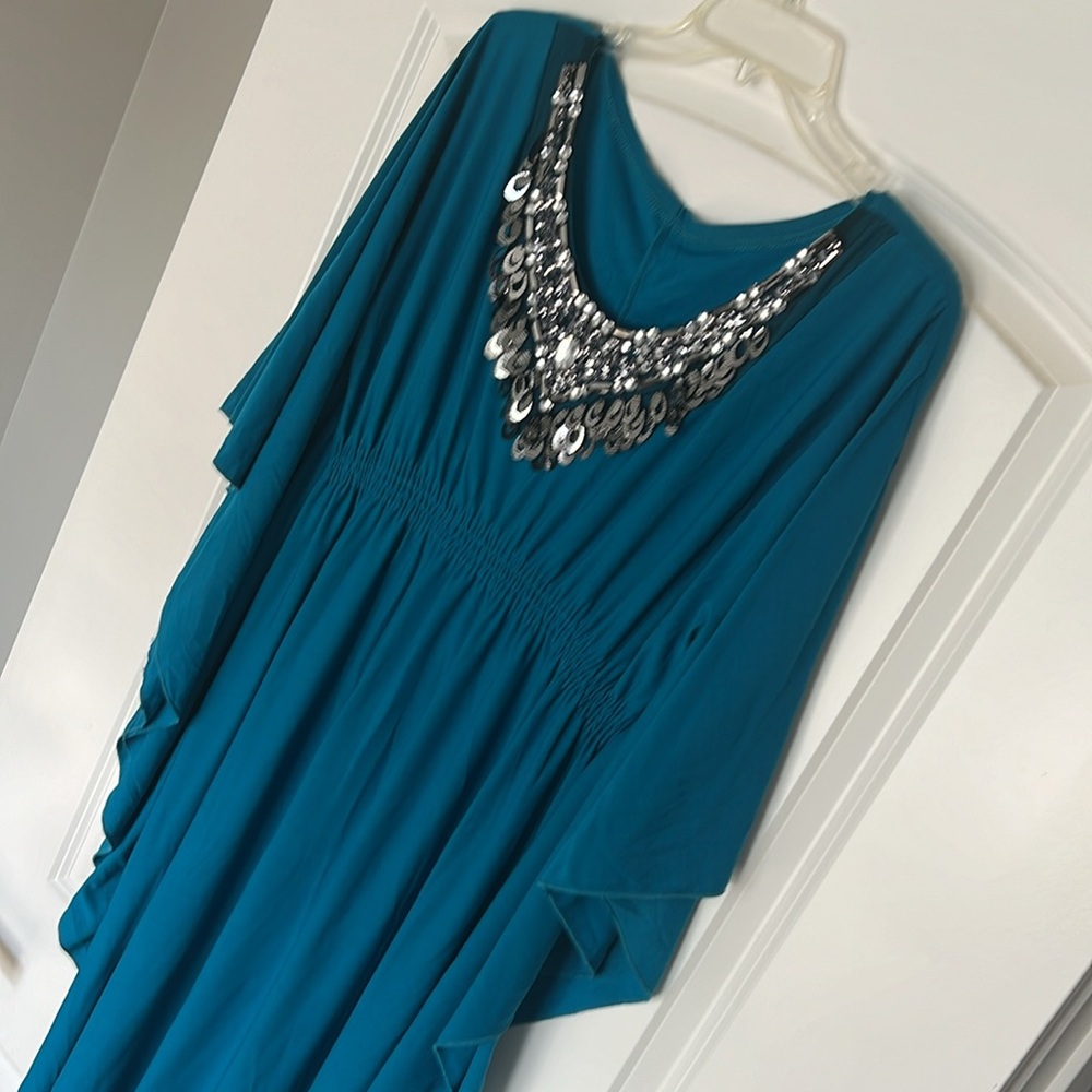 Kimono Caftan evening, maxi dress gown
